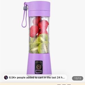 Wireless Portable Blender, Six-leaf Blade USB Rechargeable Mini Juice Blender